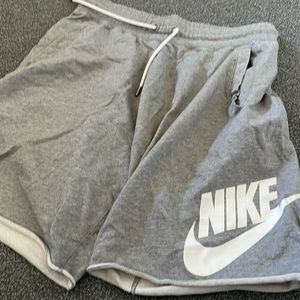 Nike shorts large size grey